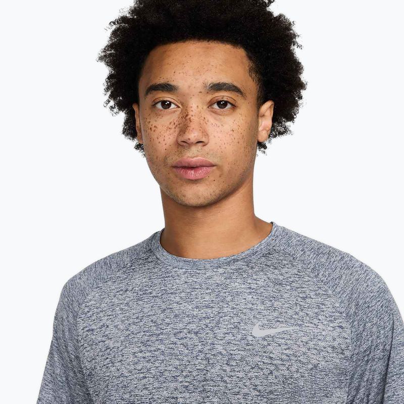 Мъжка тениска за бягане Nike Stride ADV thunder blue / heather 4