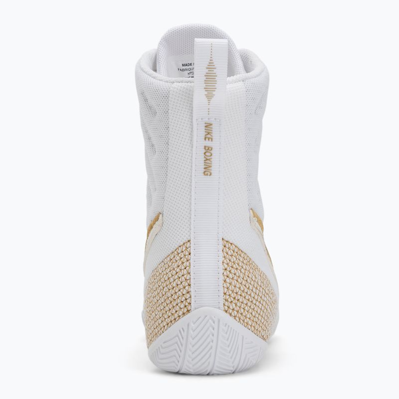 Боксови обувки Nike Machomai 3 бяло/металическо злато 6