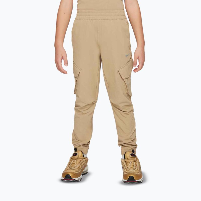 Детски панталони Nike Sportswear City Utility parachute beige/black