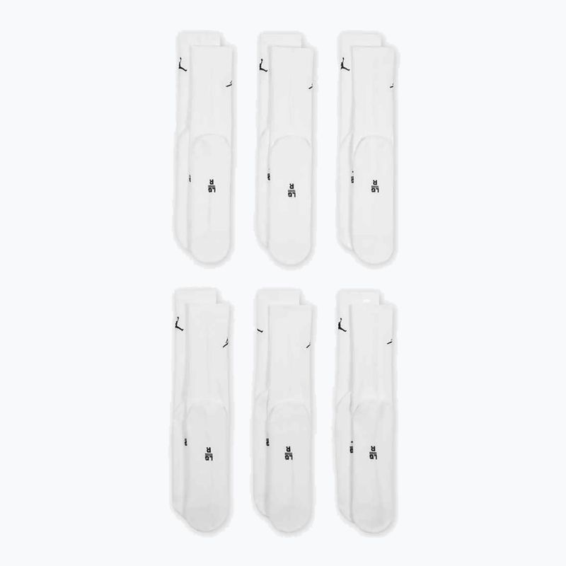 Чорапи Nike Jordan Everyday Cushioned Crew 6 чифта white/black 2