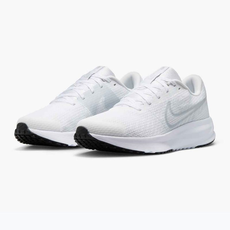 Nike Run Defy дамски обувки за бягане бяло / чиста платина / черно 3
