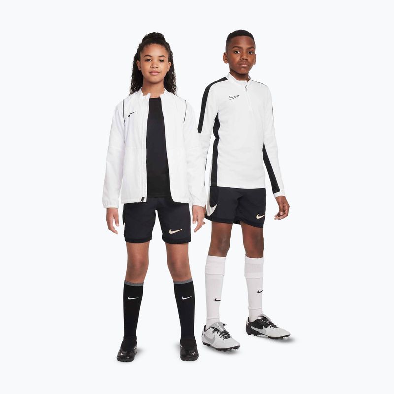 Детски футболни шорти Nike Academy Dri-Fit Jr black/black/pale ivory/pale ivory 8