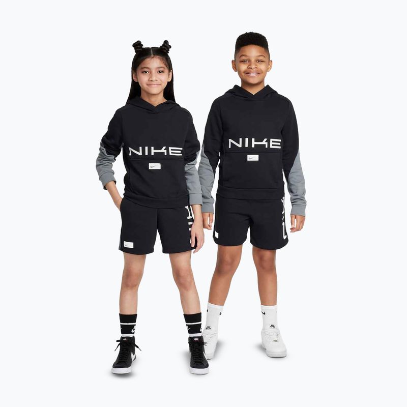 Детски суитшърт Nike Multi Dri-FIT black/smoke grey/white 5