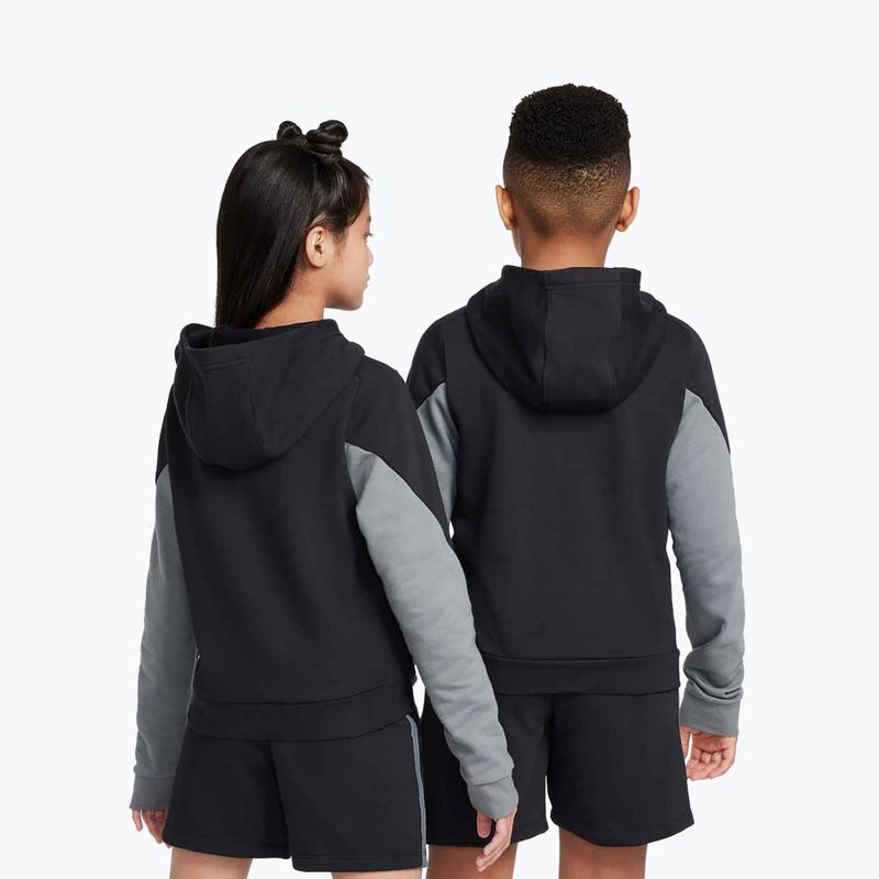 Детски суитшърт Nike Multi Dri-FIT black/smoke grey/white 6
