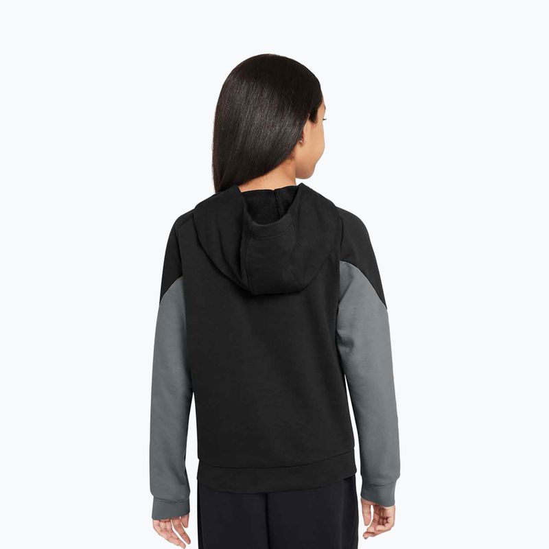 Детски суитшърт Nike Multi Dri-FIT black/smoke grey/white 8
