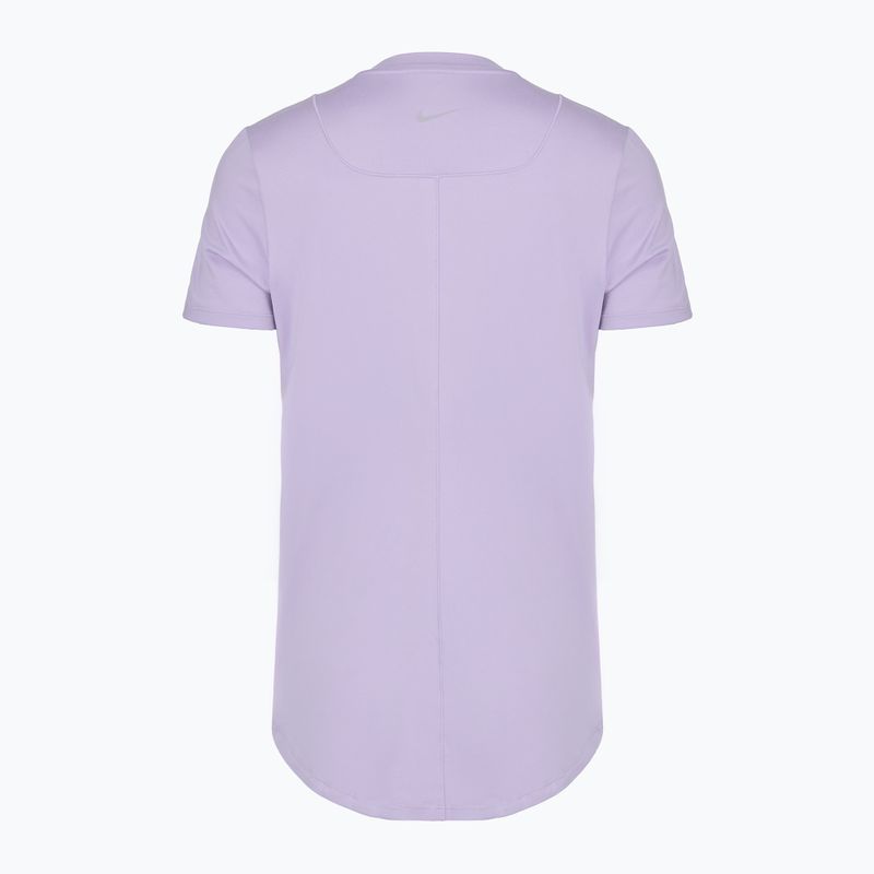 Дамска тениска Nike One Maternity Dri Fit Slim-Fit lilac ice 2