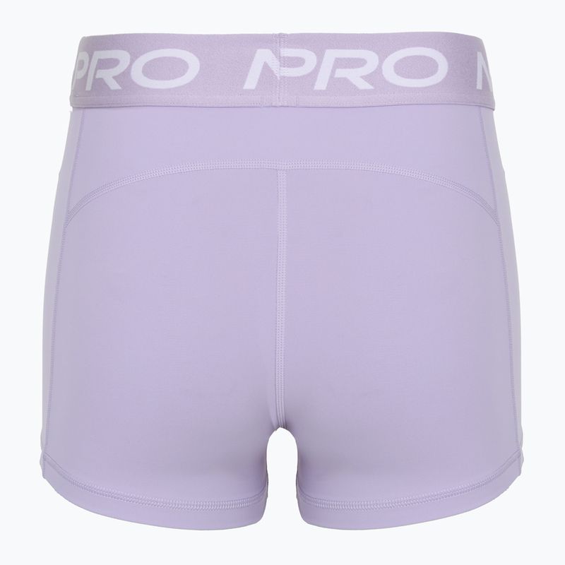 Дамски шорти Nike Pro 365 3" lilac ice/white 2