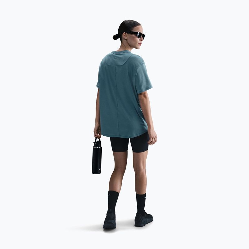 Дамска тениска Nike One Relaxed Dri-Fit smokey blue/black 3