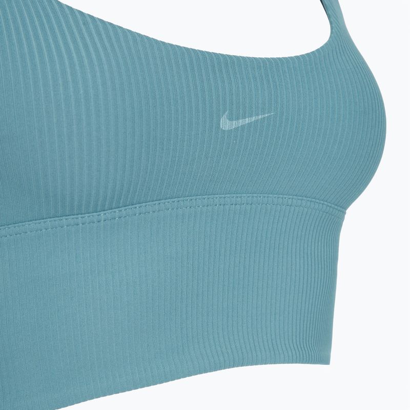 Спортен сутиен Nike Zenvy Rib Light Support Training Bra smokey blue/white 3