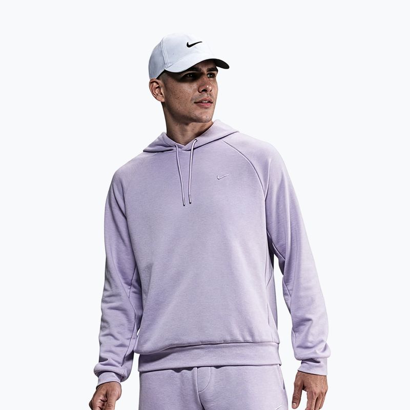 Мъжки суитшърт за тренировка Nike Primary Dri-Fit UV hydrangeas/heather/ hydrangeas
