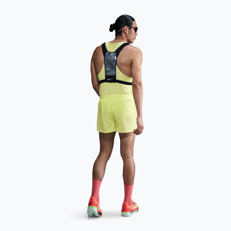 Мъжки шорти за бягане Nike Fast Dri-Fit Brief Lined 3" light lemon twist/black 3