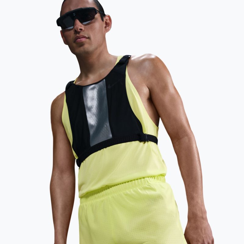Мъжки шорти за бягане Nike Fast Dri-Fit Brief Lined 3" light lemon twist/black 4
