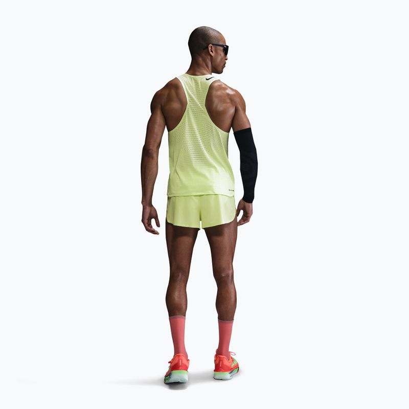 Мъжка тениска за бягане Nike AeroSwift Dri-Fit ADV light lemon twist/black 3