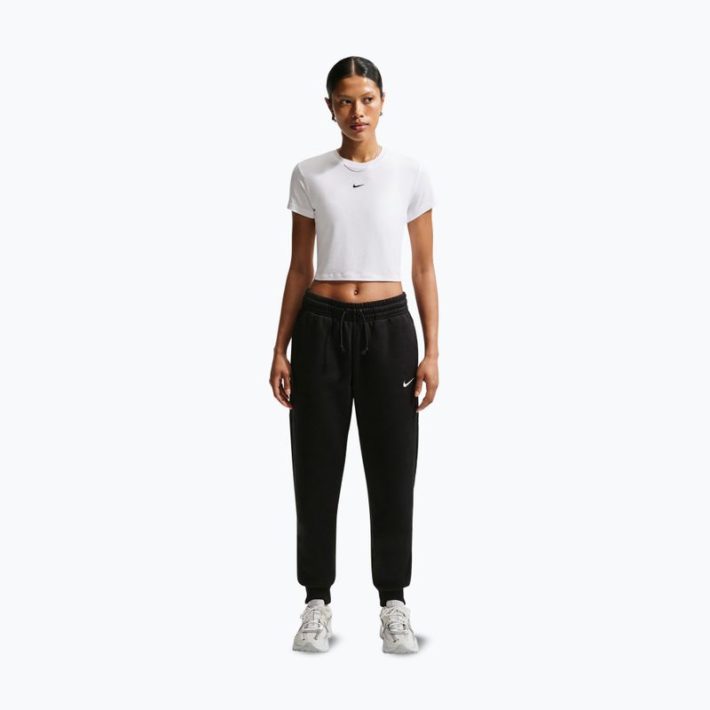 Дамска тениска Nike Sportswear Chill Knit white/black 2