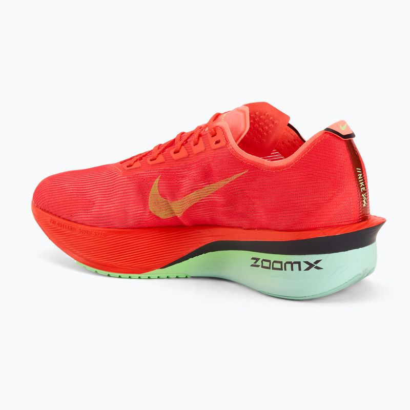 Мъжки обувки за бягане Nike Vaporfly 4 bright crimson / lime blast / mint foam 3