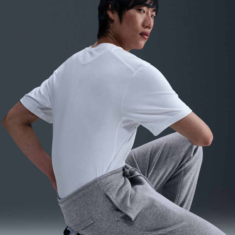 Мъжки панталони Nike Club Jogger dark grey heather/light smoke grey/white 5