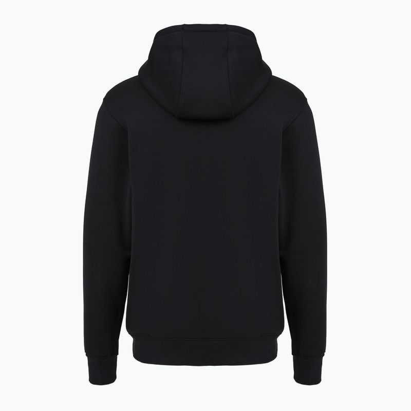 Мъжки суитшърт Nike Club Pullover Hoodie black/black/white 7