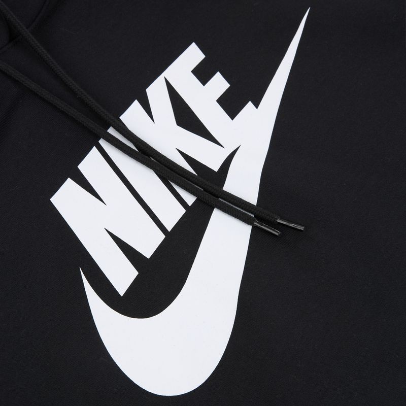 Мъжки суитшърт Nike Club Pullover Hoodie black/black/white 8