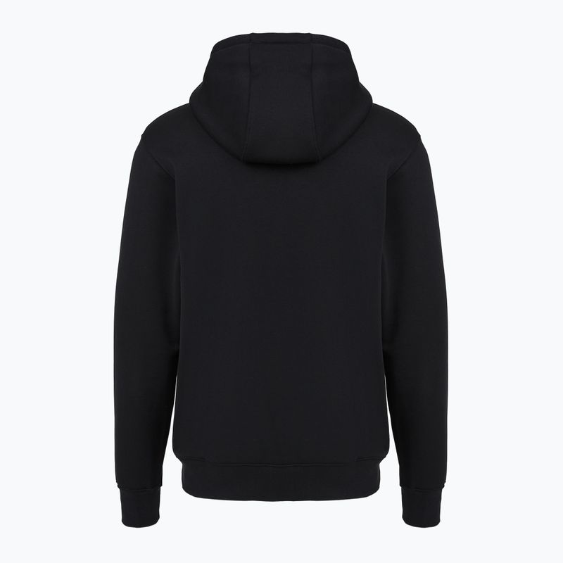 Мъжки суитшърт Nike Club Pullover Hoodie black/black/white 7
