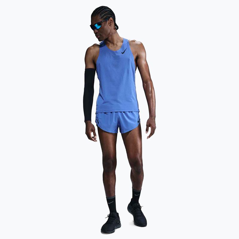 Мъжка тениска за бягане Nike AeroSwift Dri-Fit ADV comet blue / black 2