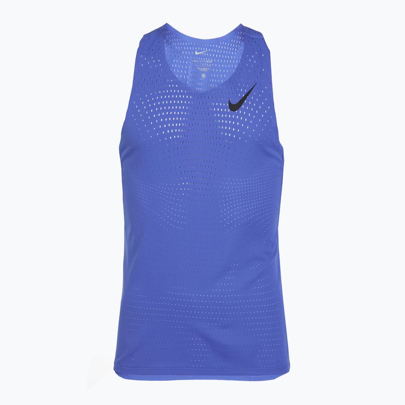 Мъжка тениска за бягане Nike AeroSwift Dri-Fit ADV comet blue / black 7