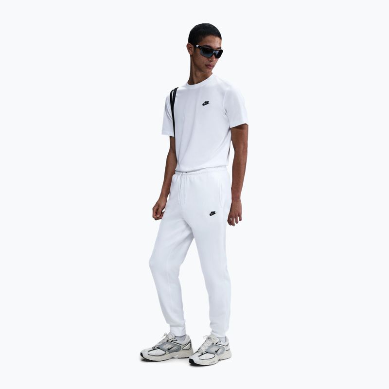 Мъжки панталони за бягане Nike Club Jogger white/white/black 2