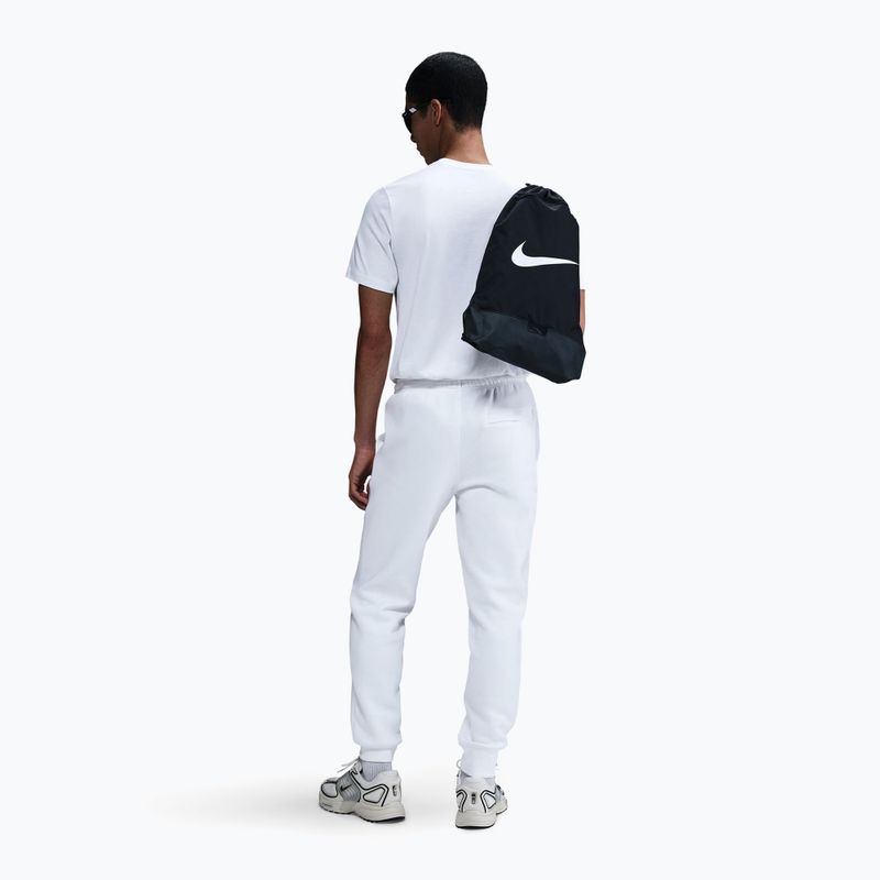 Мъжки панталони за бягане Nike Club Jogger white/white/black 3