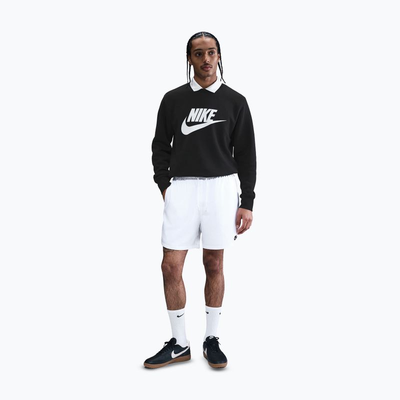 Мъжки суитшърт Nike Sportswear Club Graphic Fleece Crew black/white 2