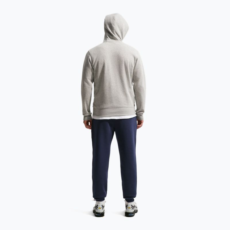 Мъжки панталони за бягане Nike Club Cuffed Brushed obsidian/obsidian/white 3