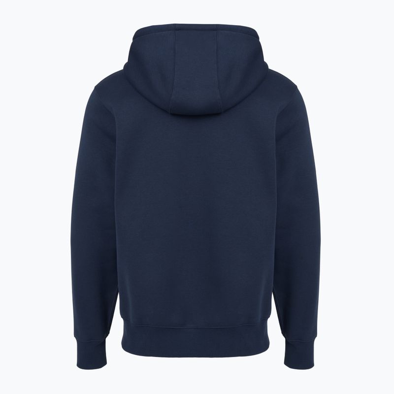 Мъжки суитшърт Nike Club Full Zip Hoodie obsidian/obsidian/white 7