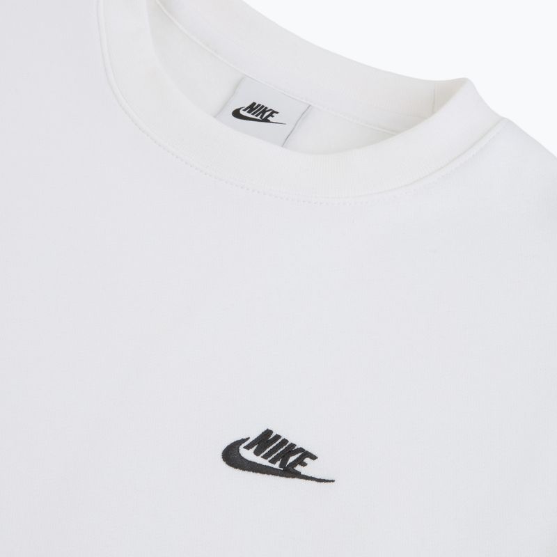 Мъжки суитшърт Nike Club Fleece Crew white/black 9