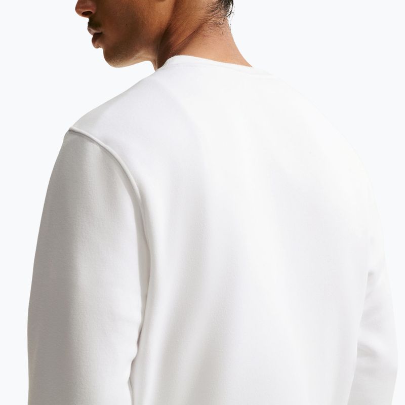 Мъжки суитшърт Nike Club Fleece Crew white/black 5