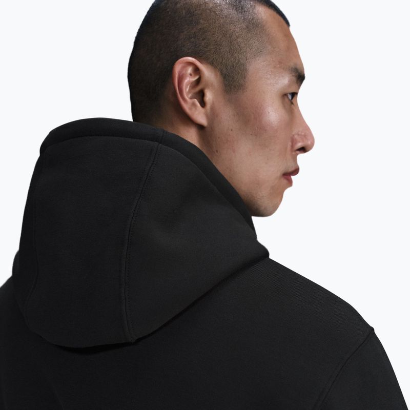 Мъжки суитшърт Nike Club Pullover Hoodie black/black/white 5