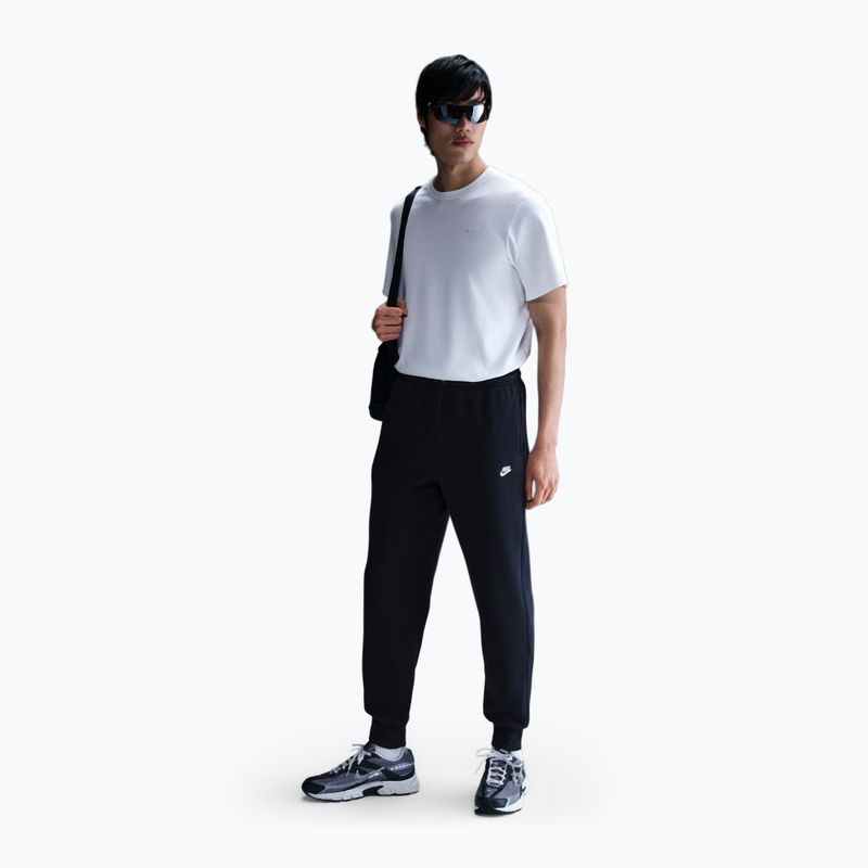 Мъжки панталони за бягане Nike Club Jogger obsidian/obsidian/white 2