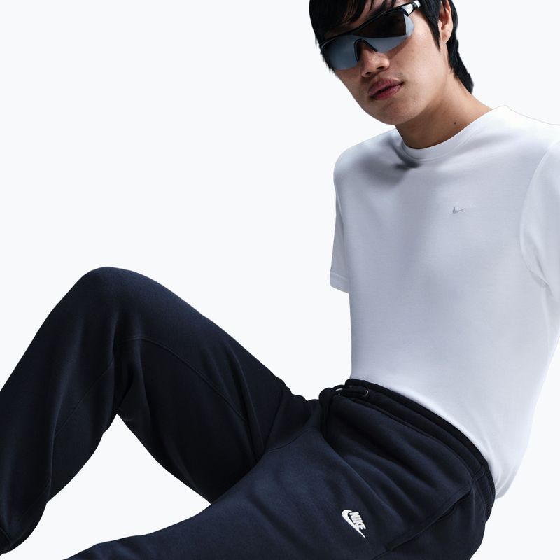 Мъжки панталони за бягане Nike Club Jogger obsidian/obsidian/white 4