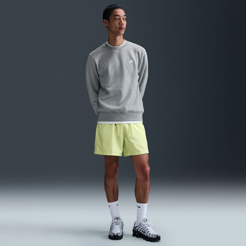 Мъжки суитшърт Nike Club Fleece Crew dark grey heather/white 6