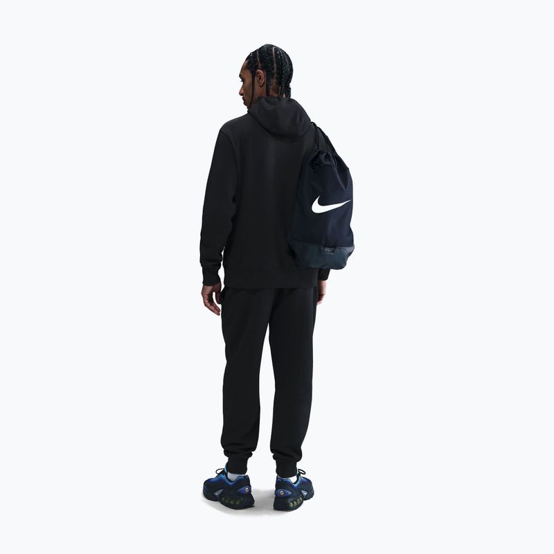 Мъжки суитшърт Nike Club Pullover Hoodie black/black/white 4
