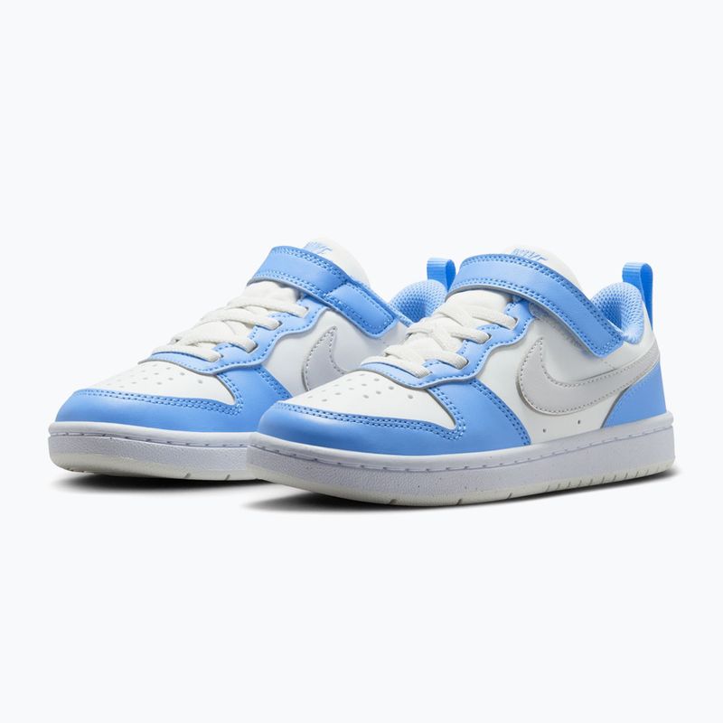 Детски обувки Nike Court Borough Low Recraft summit white/cobalt pulse/vast grey 3