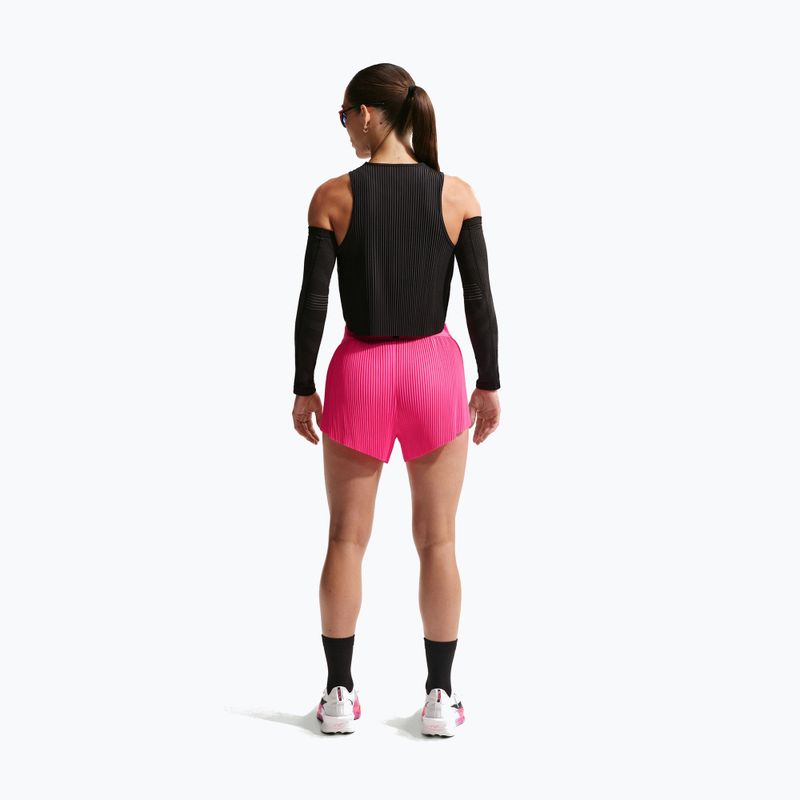 Дамски шорти за бягане Nike AeroSwift Dri-Fit ADV Mid-Rise 3" hyper pink/black 3