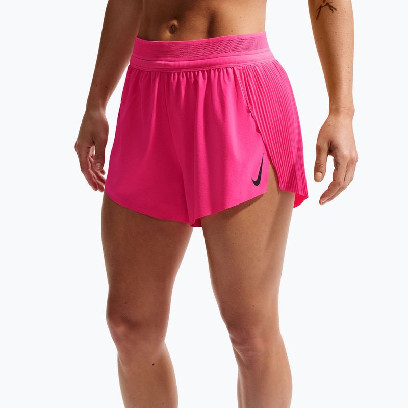 Дамски шорти за бягане Nike AeroSwift Dri-Fit ADV Mid-Rise 3" hyper pink/black 5