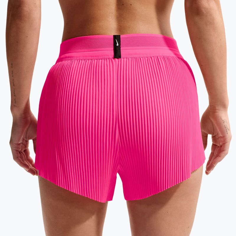 Дамски шорти за бягане Nike AeroSwift Dri-Fit ADV Mid-Rise 3" hyper pink/black 6