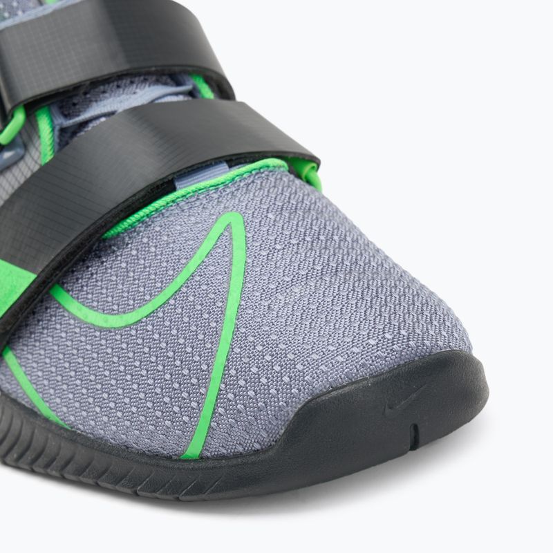 Nike Romaleos 4 пепелява шисти/зелен удар/антрацит обувка за вдигане на тежести 7