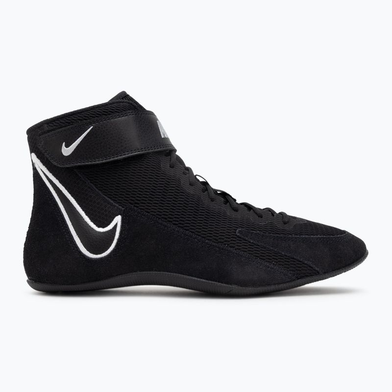 Обувки за борба Nike Speedsweep VIII черно/бяло/черно/вълче сиво 2