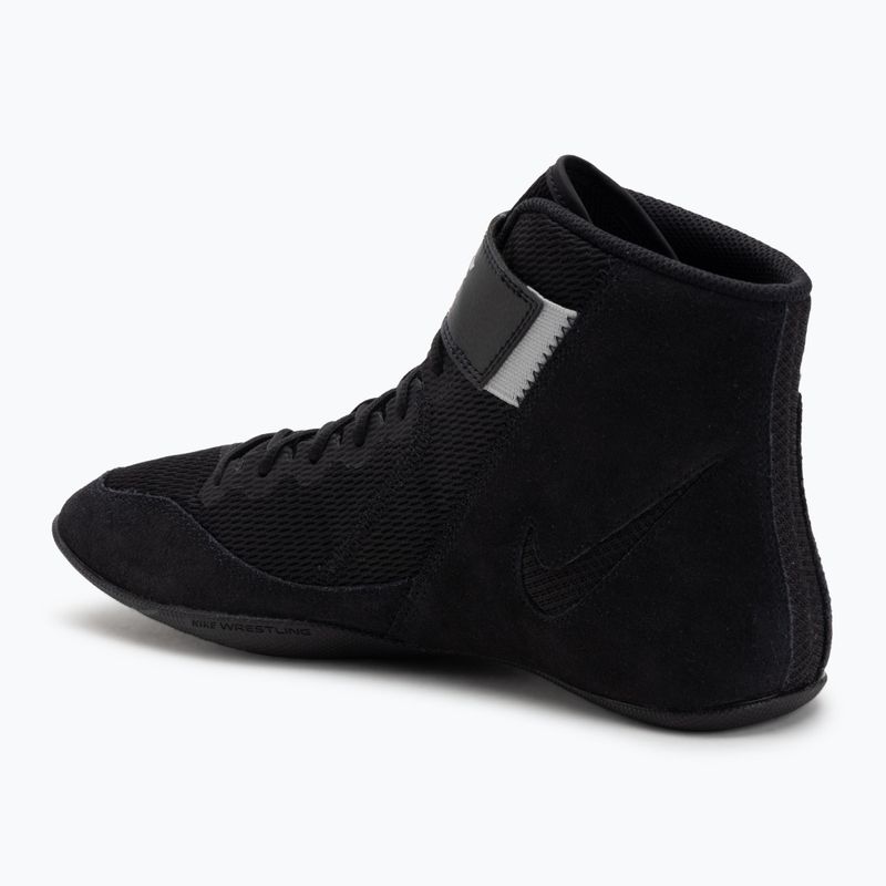 Обувки за борба Nike Speedsweep VIII черно/бяло/черно/вълче сиво 3