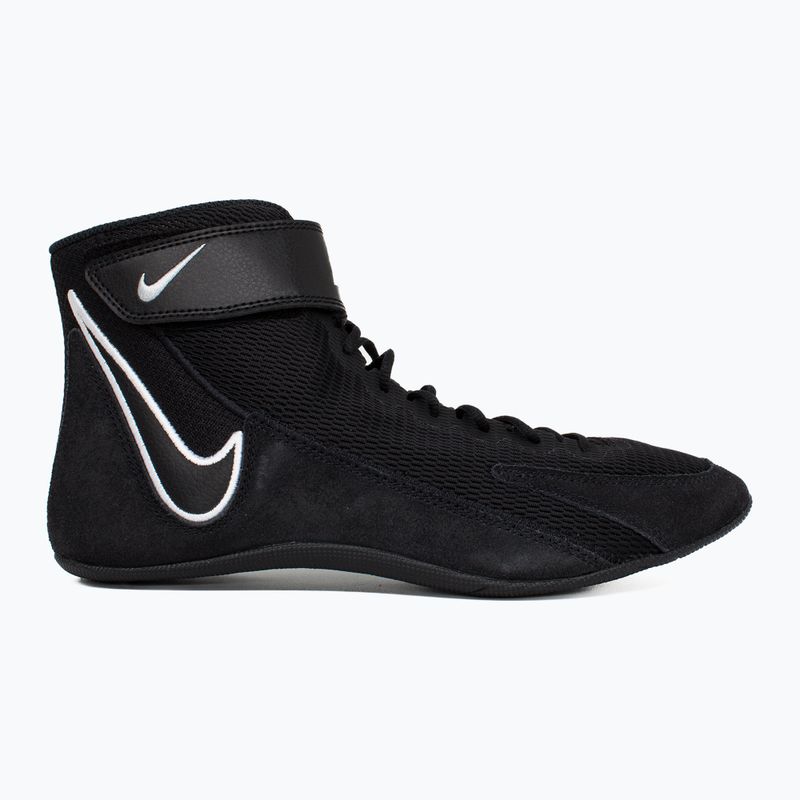 Обувки за борба Nike Speedsweep VIII черно/бяло/черно/вълче сиво