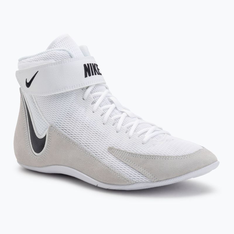 Обувки за борба Nike Speedsweep VIII бяло/черно/бяло/фотонен прах