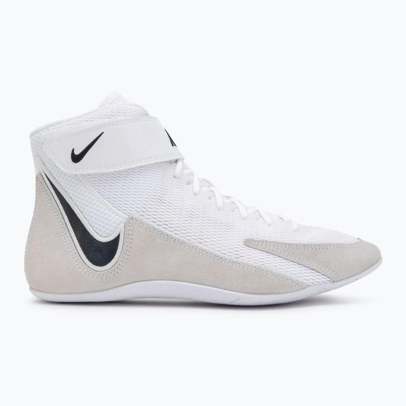 Обувки за борба Nike Speedsweep VIII бяло/черно/бяло/фотонен прах 2