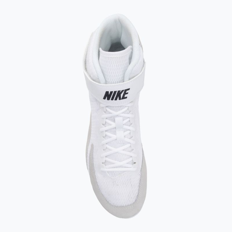 Обувки за борба Nike Speedsweep VIII бяло/черно/бяло/фотонен прах 5