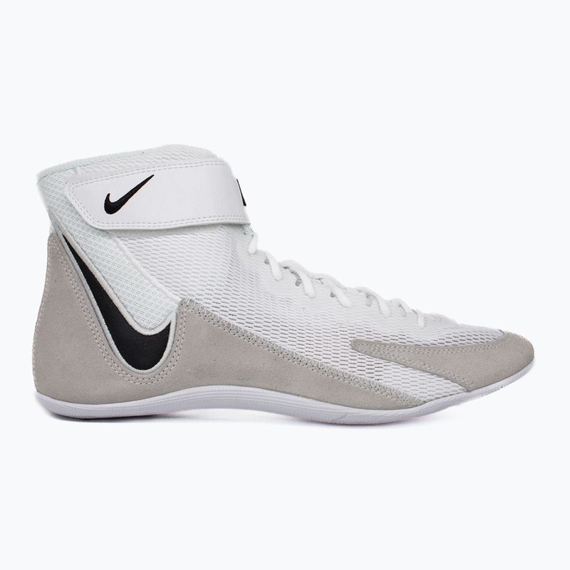 Обувки за борба Nike Speedsweep VIII бяло/черно/бяло/фотонен прах