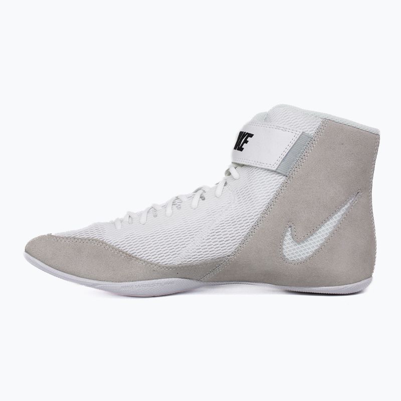 Обувки за борба Nike Speedsweep VIII бяло/черно/бяло/фотонен прах 2